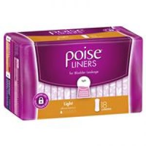 Poise Panty Liners Light 18