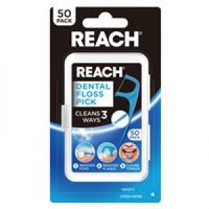 Reach Dental Floss Pick 50 Pack