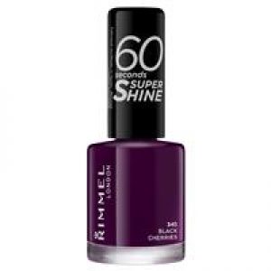 Rimmel 60 Seconds Nail Polish Super Shine Black Cherrie