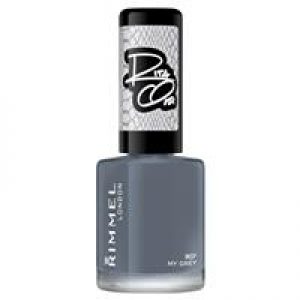 Rimmel 60 Seconds Nail Polish Super Shine Ritas Grey 807