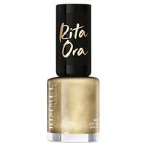 Rimmel 60 Seconds Super Shine Nail Polish 821 Dip In Gold 8ml