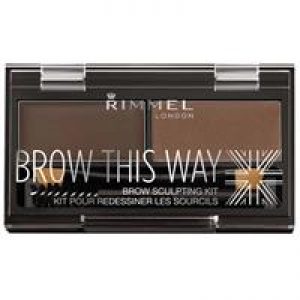 Rimmel Brow This Way Eyebrow Powder Kit 003 Dark Brown
