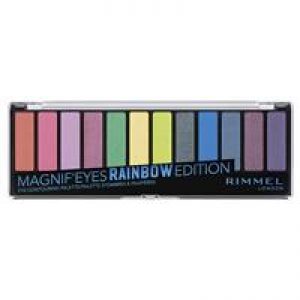 Rimmel Magnifeyes Eyeshadow 12 Pan Palette Rainbow