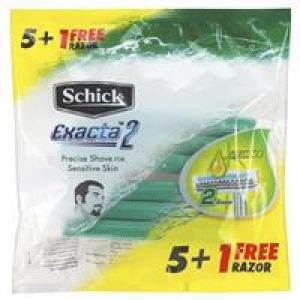 Schick Exacta2 Sensitive 5+1 Disposable Razors