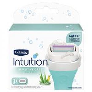 Schick Intuition Naturals Sensitive Care Cartridges 3pk