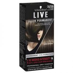 Schwarzkopf Live Salon Permanent 3.0 Dark Brown