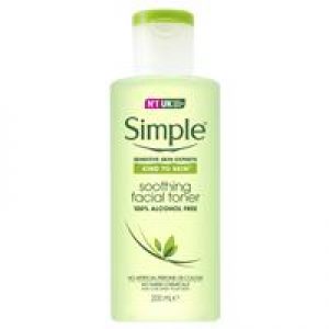 Simple Kind To Skin Facial Toner Soothing 200ml