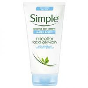 Simple Water Boost Micellar Facial Gel Wash 150ml