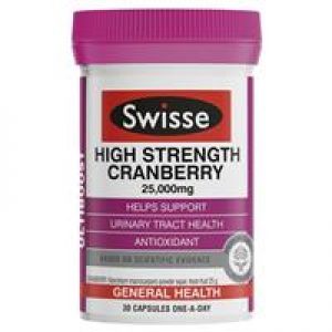 Swisse Cranberry 25000mg 30 Capsules