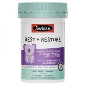 Swisse Kids Rest & Restore 60 Tablets