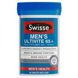 Swisse Men's Ultivite 65+ Multivitamin 60 Tablets