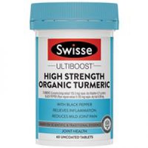 Swisse Organic Turmeric 60 Tablets