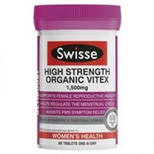 Swisse Organic Vitex 1500mg 60 Tablets