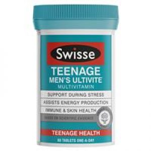 Swisse Teenage Men's Ultivite Multivitamin 60 Tablets