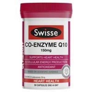 Swisse Ultiboost Co-Enzyme Q10 150mg 50 Capsules