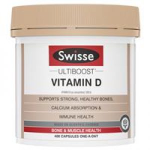 Swisse Ultiboost Vitamin D 400 Capsules