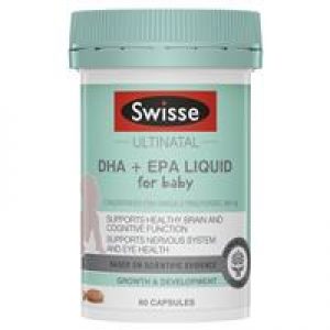 Swisse Ultinatal DHA + EPA Liquid for Baby 60 Capsules