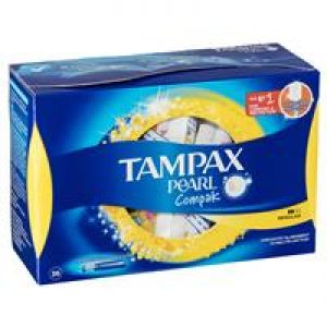 Tampax Compak Pearl Regular 36 Pack