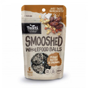Tasti Smooshed Peanut Butter Cara Snack