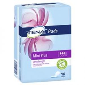 Tena Pads Mini Plus Long Length 16 Pack