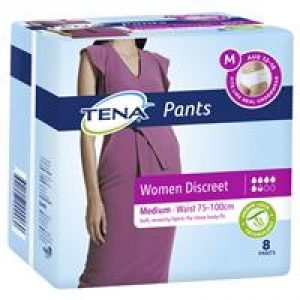 Tena Pants Women Discreet Medium 8 Pack