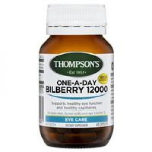 Thompson's One-A-Day Bilberry 12000mg 60 Capsules