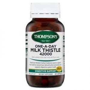 Thompson's One-a-day Milk Thistle 42000mg 60 Capsules
