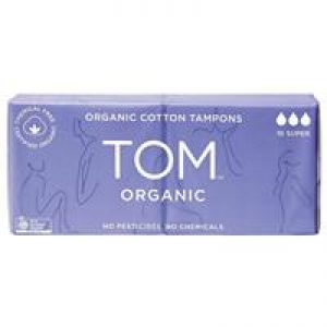 TOM Organic Tampons Super 16 pack