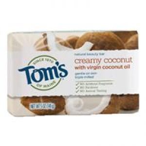 Tom's of Maine Natural Beauty Bar Creamy Coconut Soap 141g