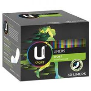 U by Kotex Liners Sport 30 Pack