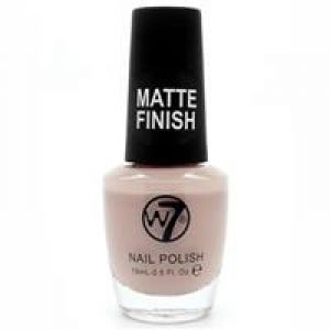 W7 Nail Enamel Matte Beige