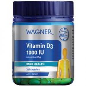 Wagner Vitamin D3 1000IU 250 Capsules