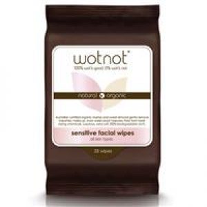 WotNot Natural Organic Sensitive Facial Wipes All Skin Types 25