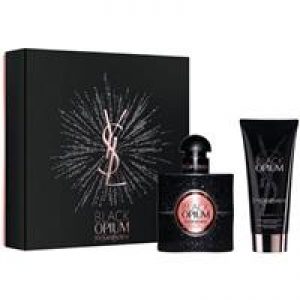 Yves Saint Laurent Opium Black Eau De Parfum 50ml & Body Lotion 2 Piece Set