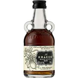 The Kraken Spiced Rum 50ml bottle - Black Box Product Reviews