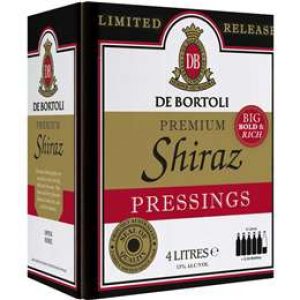 De Bortoli Premium Cask Wine Shiraz Pressing 4l