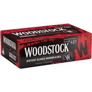 Woodstock Bourbon & Cola 4.8% Cans 375ml x24 case
