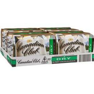 Canadian Club Whisky & Dry Cans 24x375ml