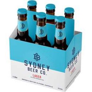 Sydney Beer Co Lager  6x330ml