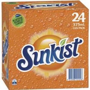 Sunkist Cans 24x375ml pack