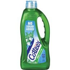 Cottee’s Cordial Lime Coola No Added Sugar 1l