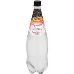 Schweppes Infused Natural Mineral Water With Raspberry 1.1l