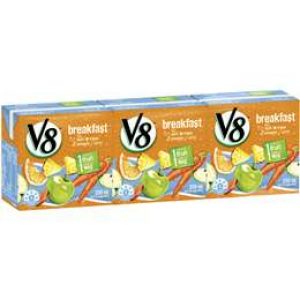 V8 Fruit & Vegetable Breakfast Juice 3x250ml