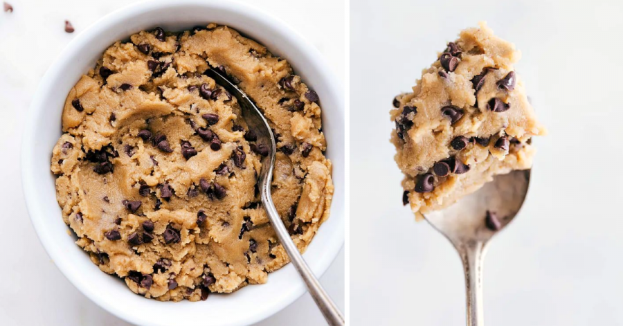 Quick and easy edible cookie dough for one recipe