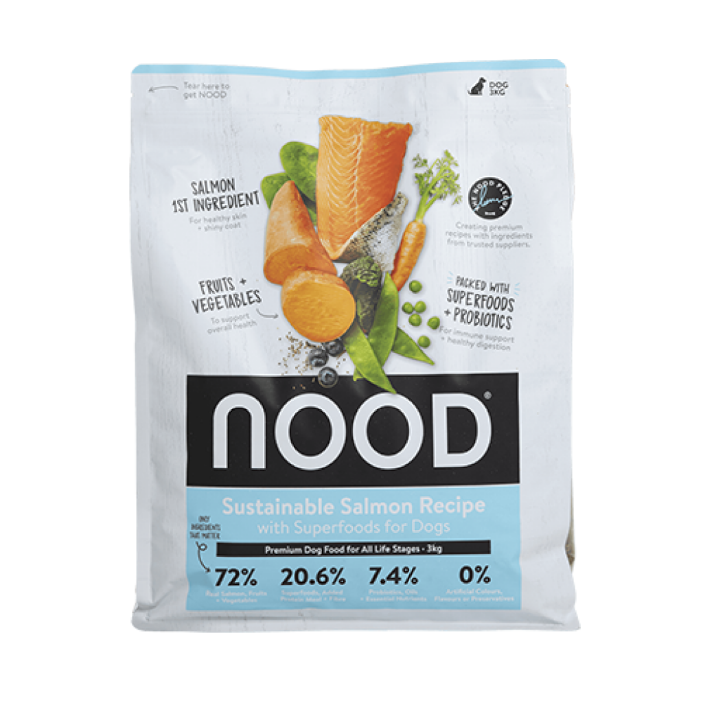NOOD Sustainable Salmon Recipe with Superfoods Dry Dog Food - Black Box