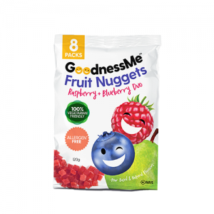 GoodnessMe Fruit Nuggets Raspberry Blueberry Duo