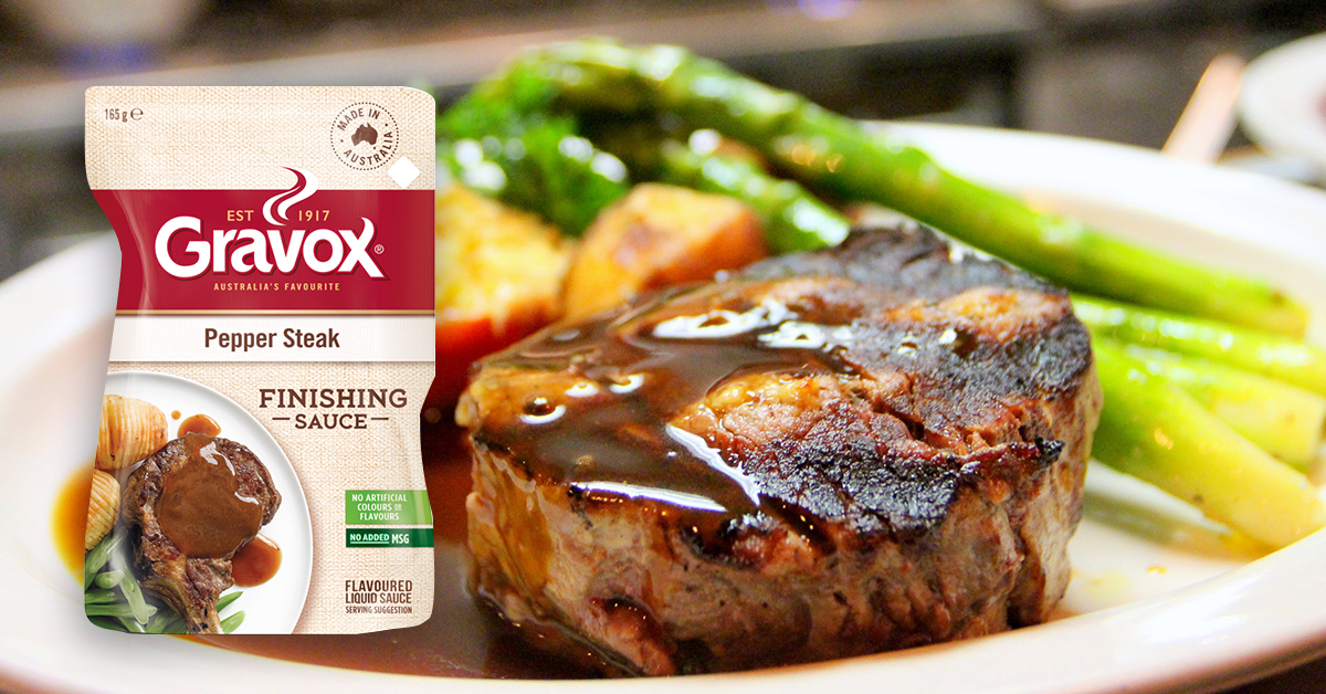 Gravox Pepper Steak Finishing Sauce