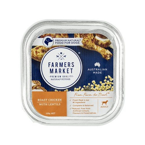 Farmers Market Roast Chicken With Lentils Wet Dog Food Black Box   Farmers Market Roast Chicken With Lentils Adult Wet Dog Food 1  1 600x600 