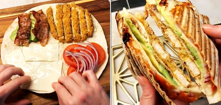 TikTok Tortilla Wrap Hack