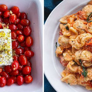Easy Baked Feta and Tomato Pasta Dish Recipe